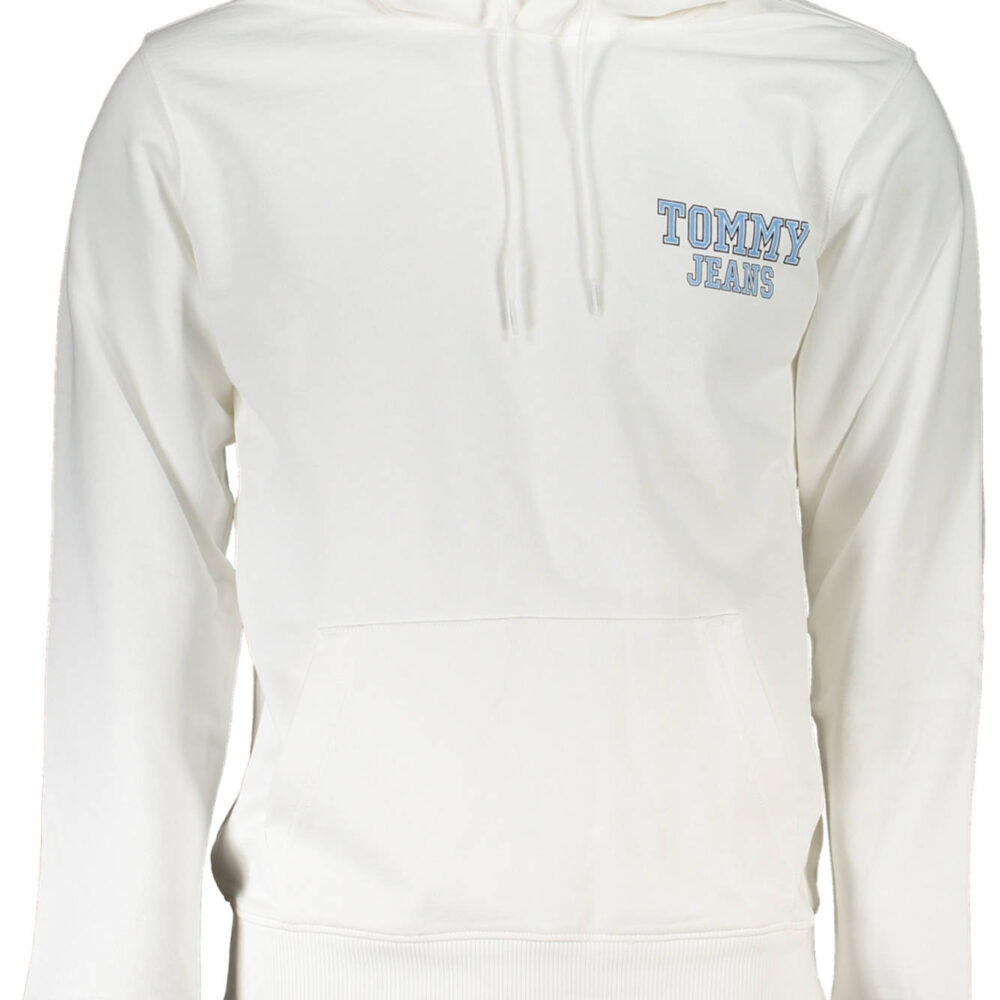 TOMMY HILFIGER FELPA SENZA ZIP UOMO BIANCO