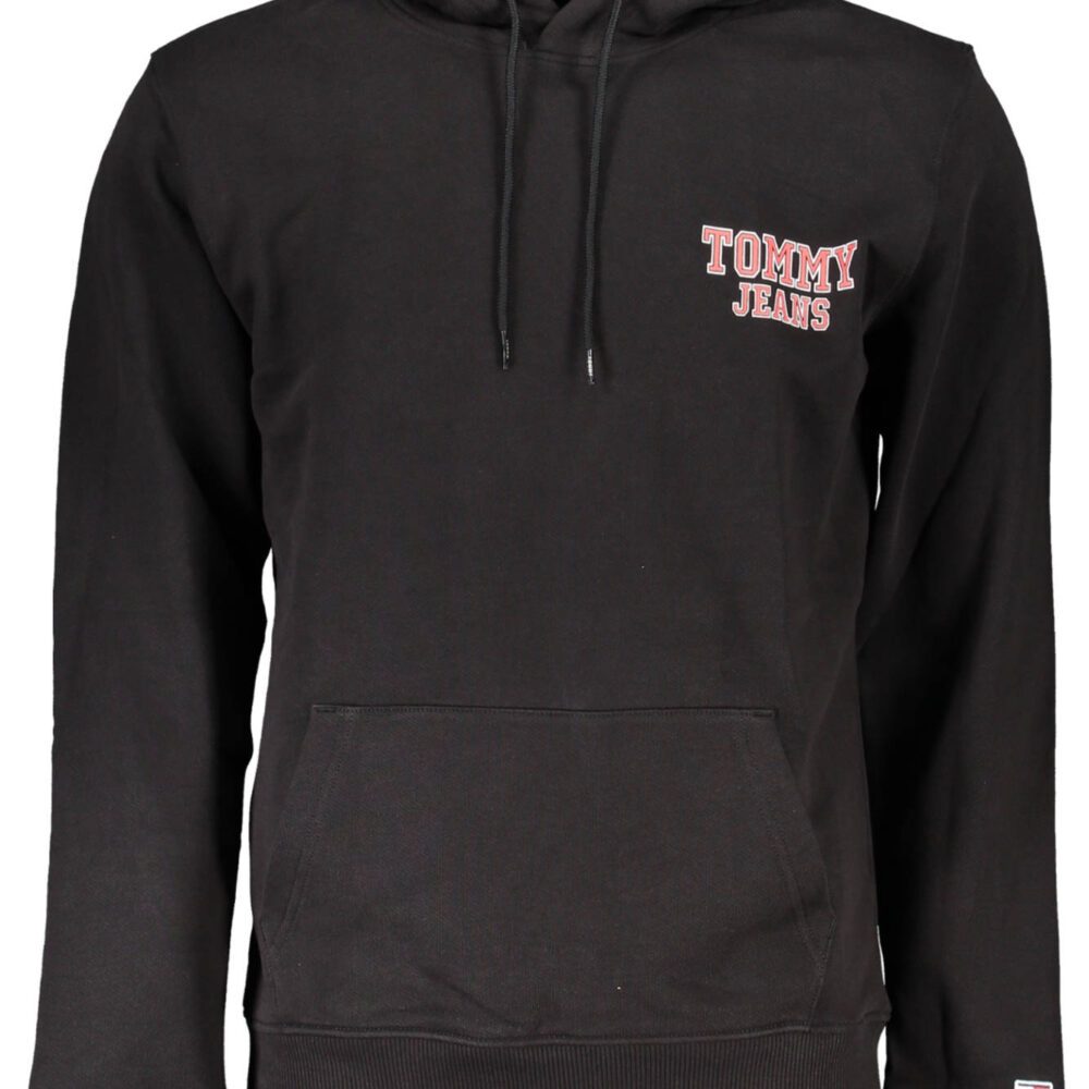 TOMMY HILFIGER FELPA SENZA ZIP UOMO NERO