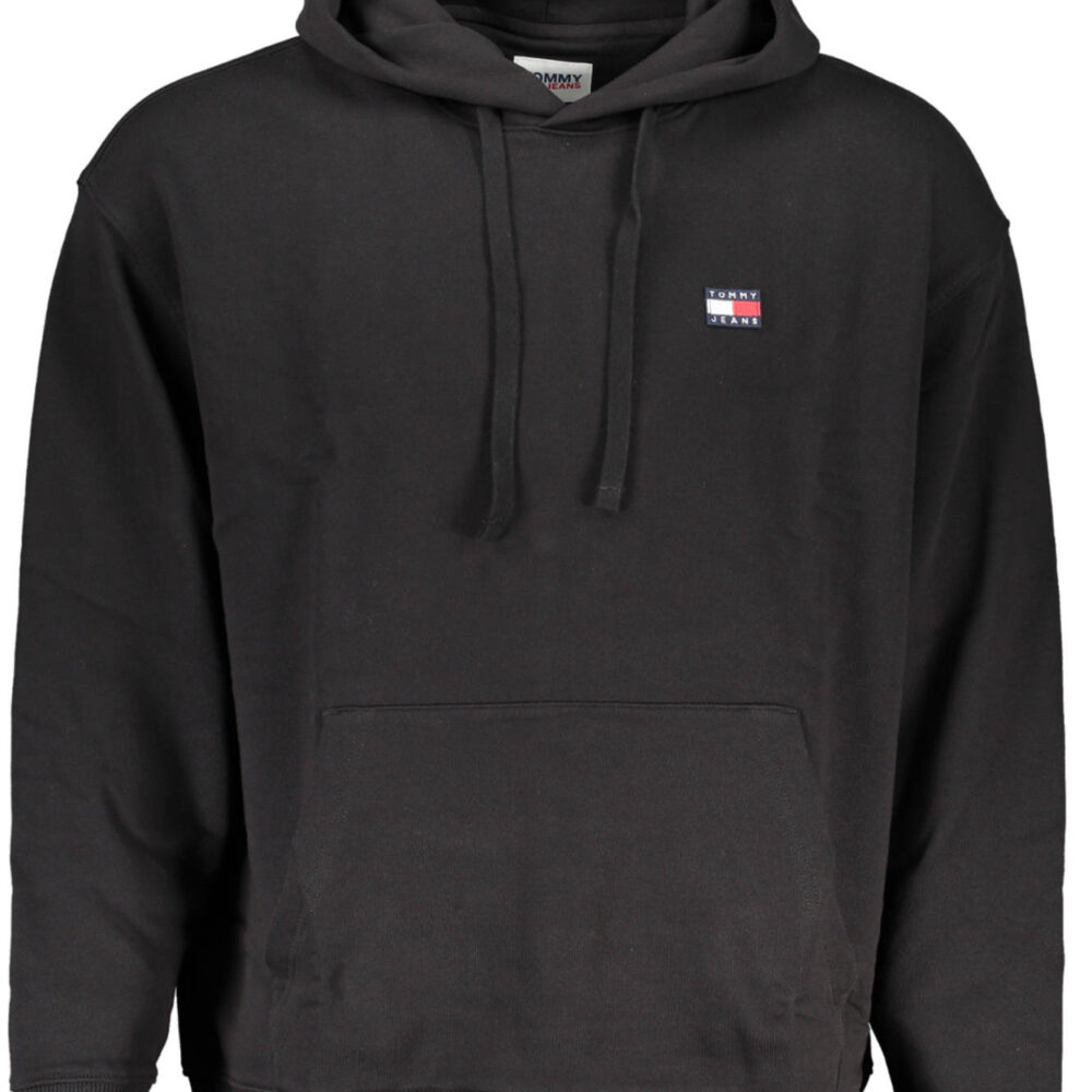 TOMMY HILFIGER FELPA SENZA ZIP UOMO NERO