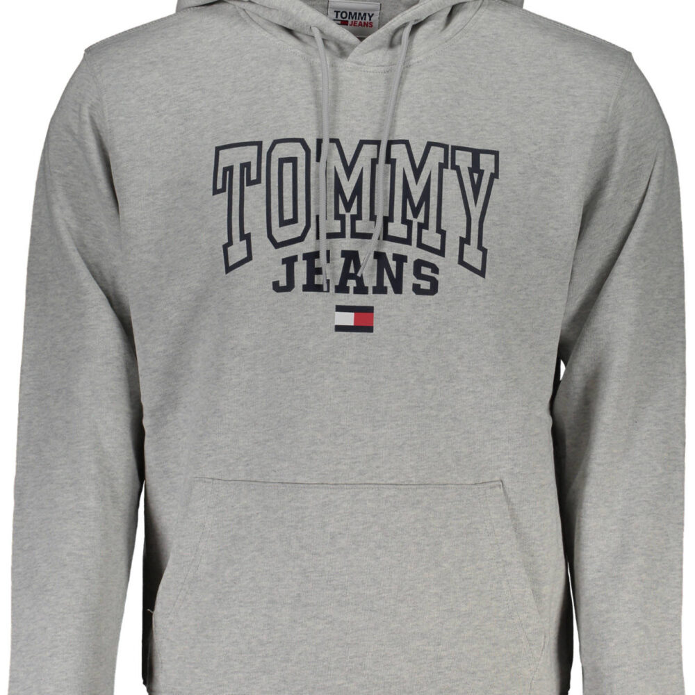 TOMMY HILFIGER FELPA SENZA ZIP UOMO GRIGIO