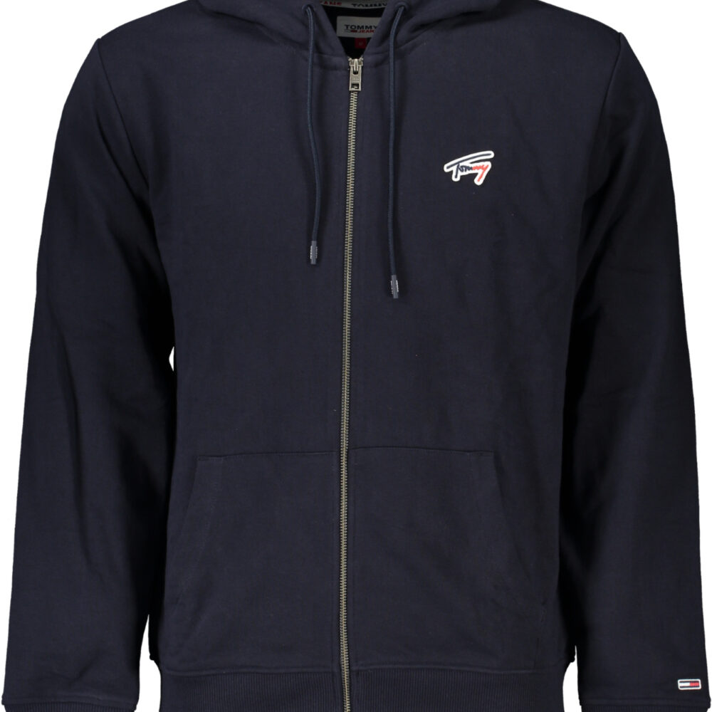 TOMMY HILFIGER FELPA CON ZIP UOMO BLU