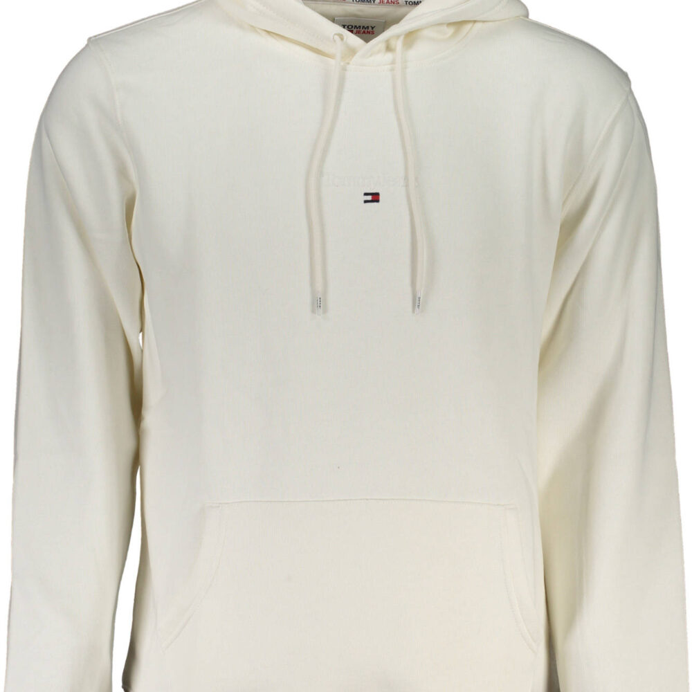 TOMMY HILFIGER FELPA SENZA ZIP UOMO BIANCO