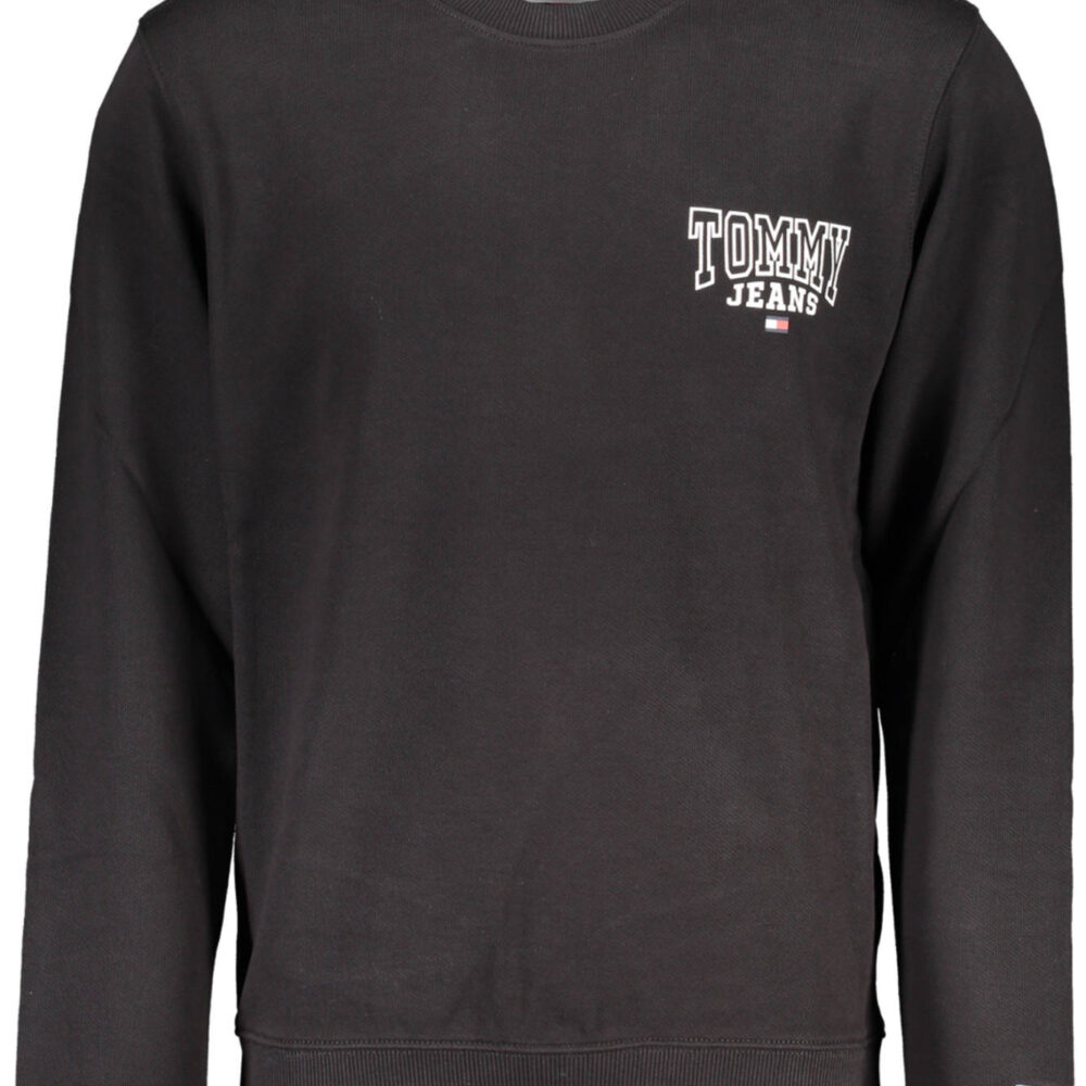 TOMMY HILFIGER FELPA SENZA ZIP UOMO NERO