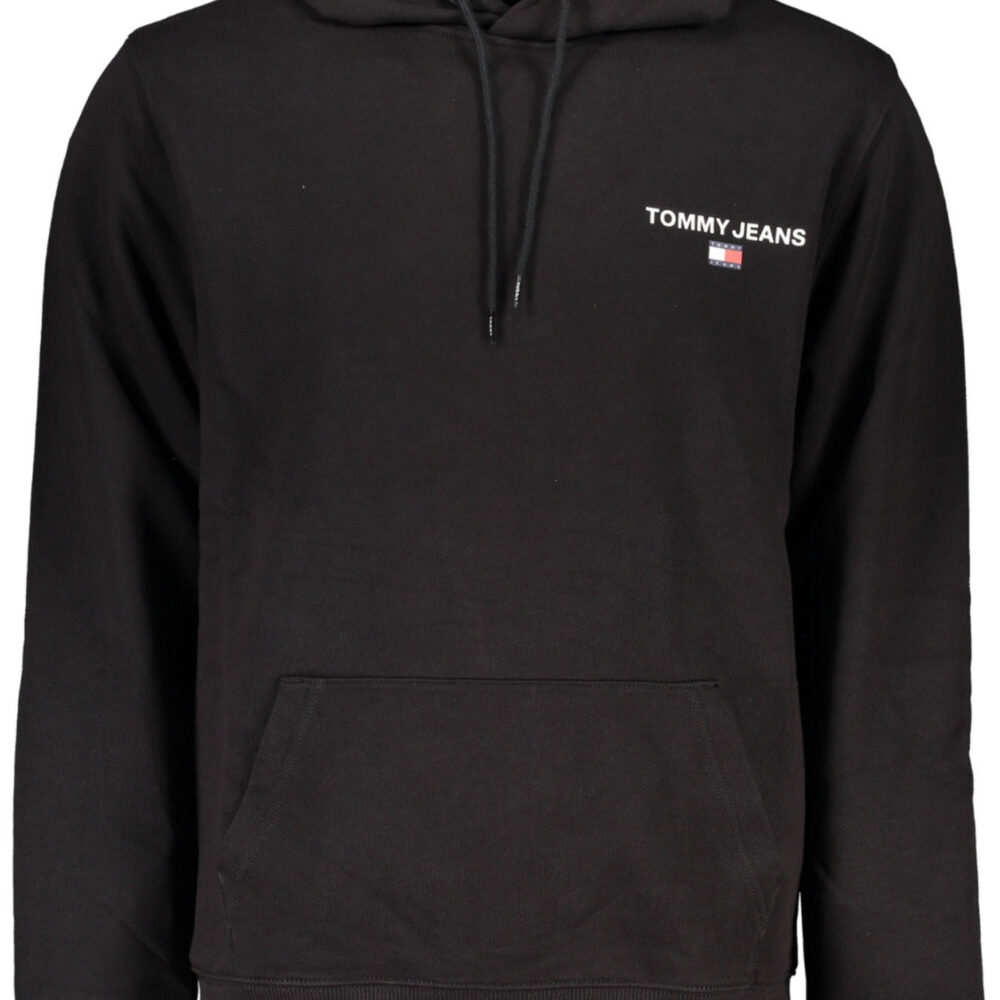 TOMMY HILFIGER FELPA SENZA ZIP UOMO NERO