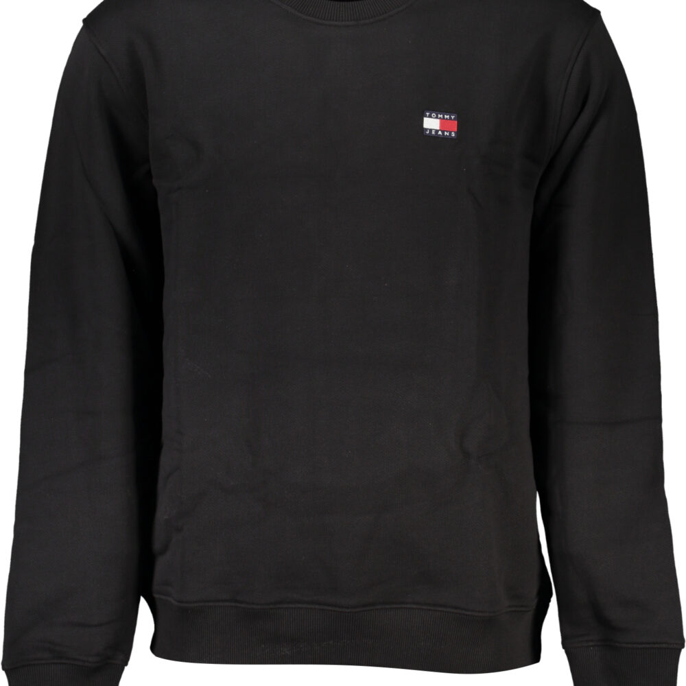 TOMMY HILFIGER FELPA SENZA ZIP UOMO NERO