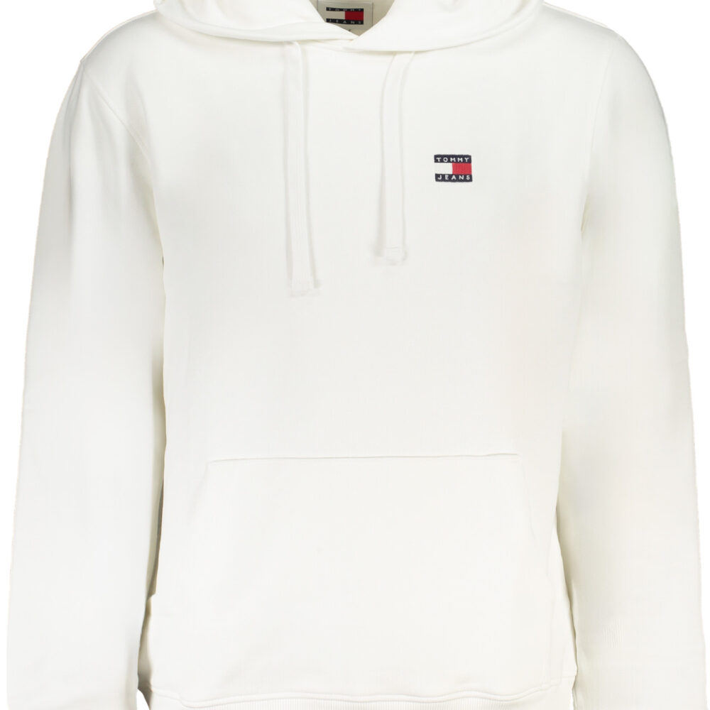TOMMY HILFIGER FELPA SENZA ZIP UOMO BIANCO