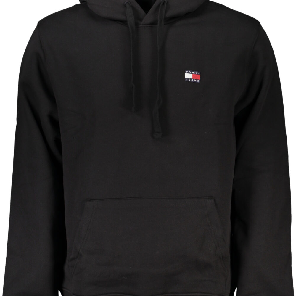 TOMMY HILFIGER FELPA SENZA ZIP UOMO NERO
