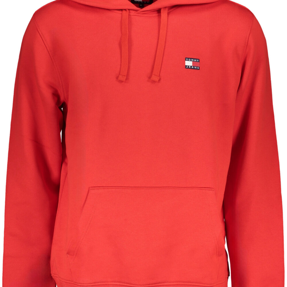 TOMMY HILFIGER FELPA SENZA ZIP UOMO ROSSO