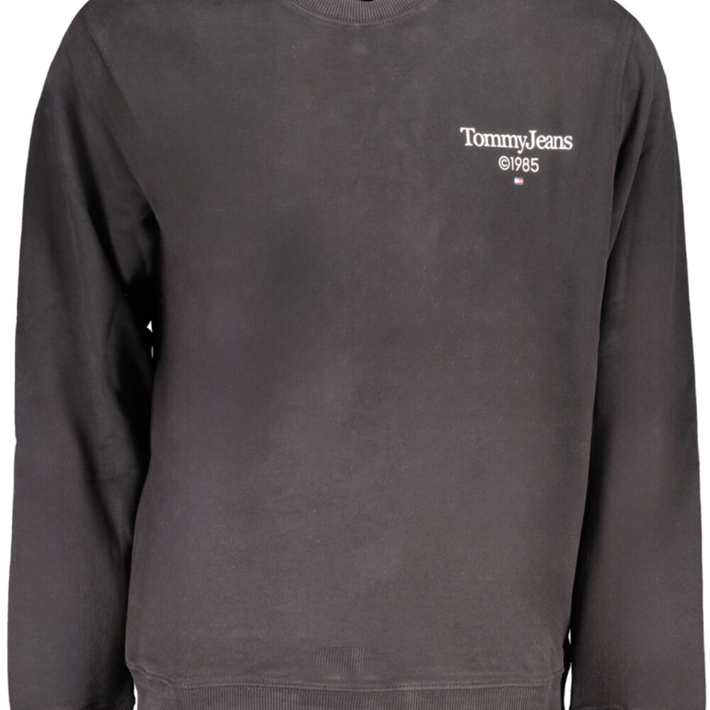 TOMMY HILFIGER FELPA SENZA ZIP UOMO NERO