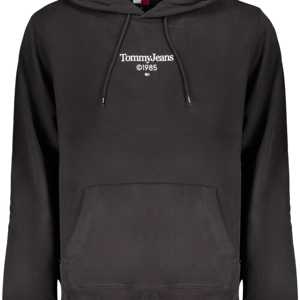 TOMMY HILFIGER FELPA SENZA ZIP UOMO NERO