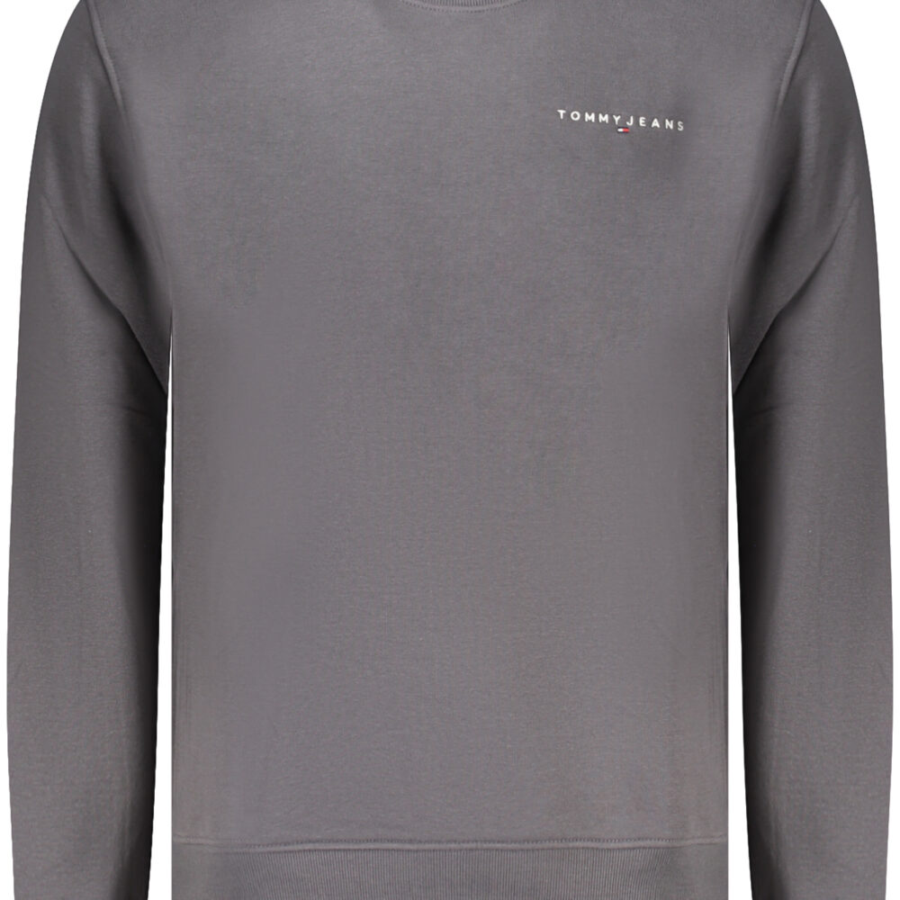TOMMY HILFIGER FELPA SENZA ZIP UOMO GRIGIO