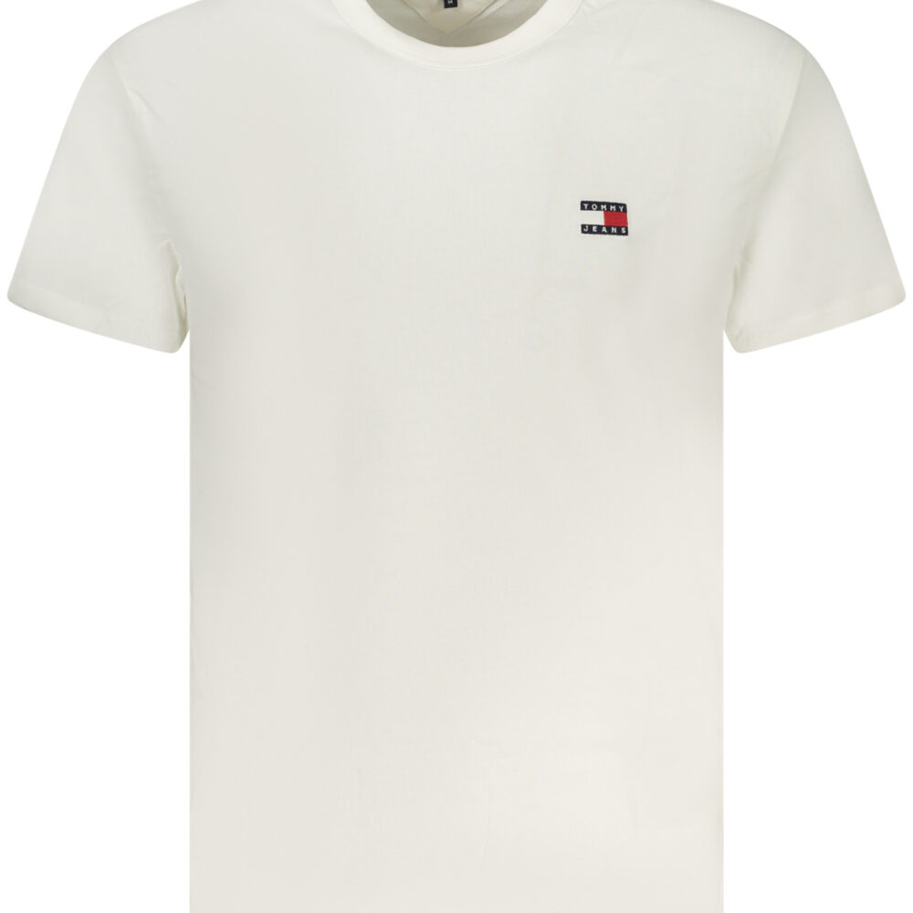 TOMMY HILFIGER T-SHIRT MANICHE CORTE UOMO BIANCO