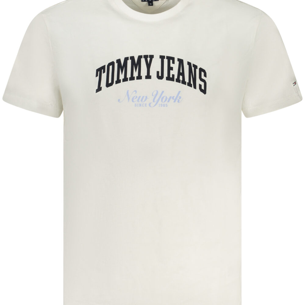TOMMY HILFIGER T-SHIRT MANICHE CORTE UOMO BIANCO