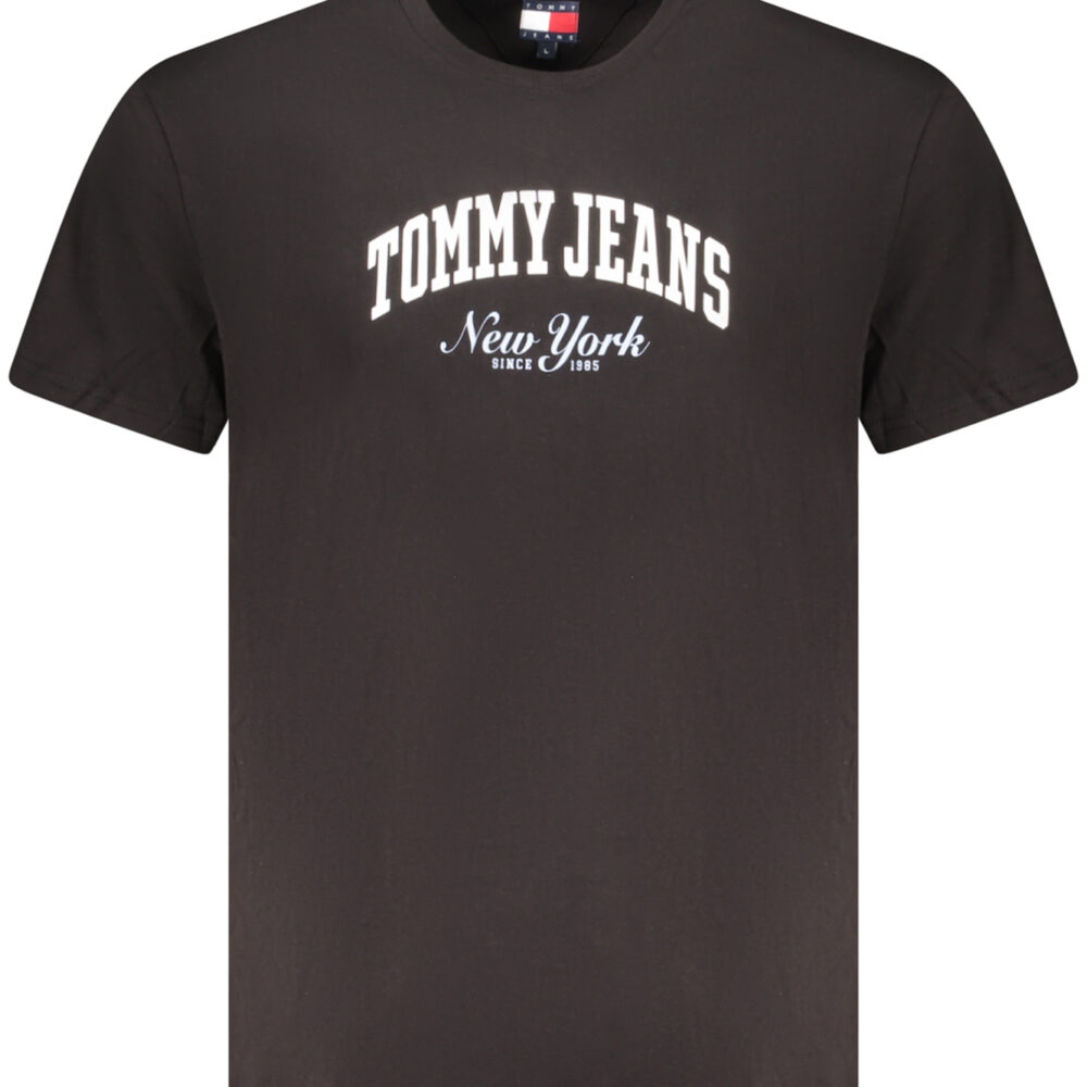 TOMMY HILFIGER T-SHIRT MANICHE CORTE UOMO NERO