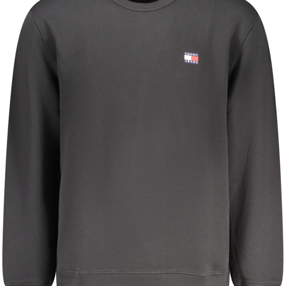 TOMMY HILFIGER FELPA SENZA ZIP UOMO NERO