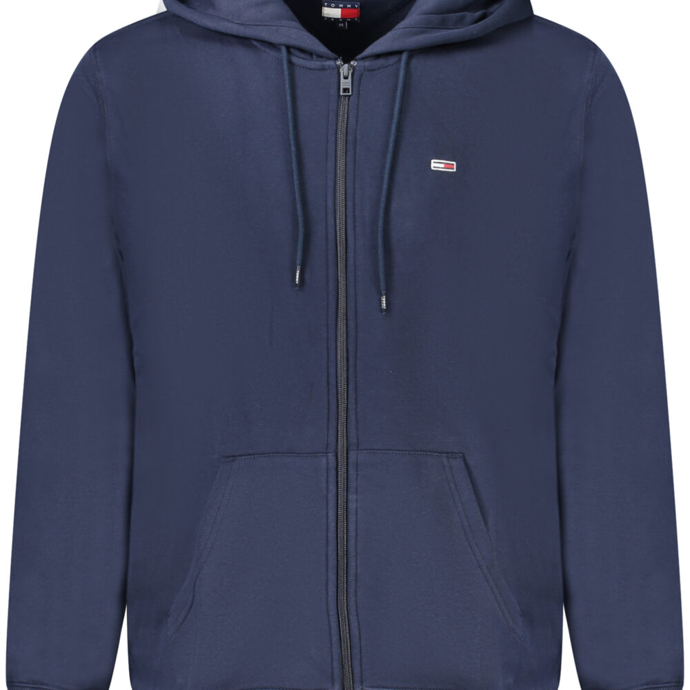 TOMMY HILFIGER FELPA CON ZIP UOMO BLU