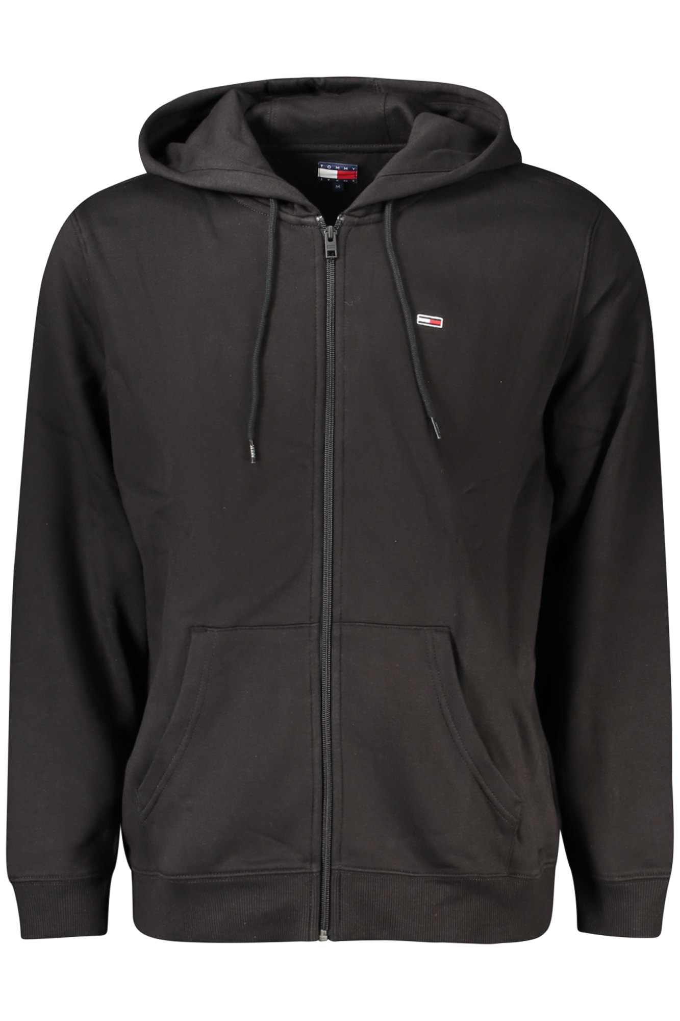 TOMMY HILFIGER FELPA CON ZIP UOMO NERO