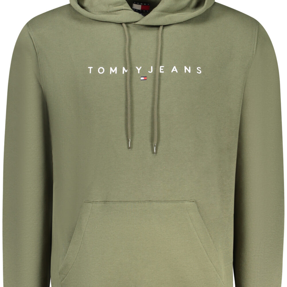 TOMMY HILFIGER FELPA SENZA ZIP UOMO VERDE
