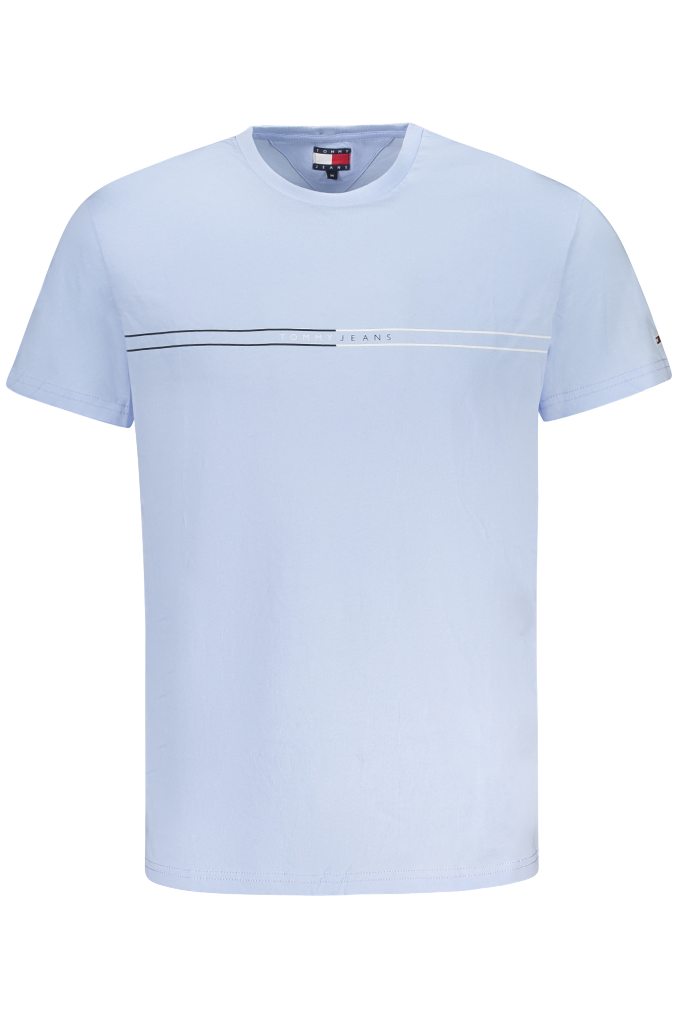 TOMMY HILFIGER T-SHIRT MANICHE CORTE UOMO AZZURRO