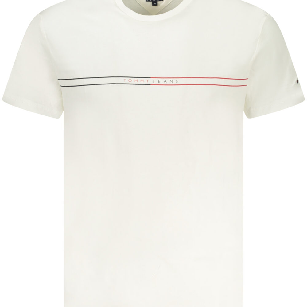 TOMMY HILFIGER T-SHIRT MANICHE CORTE UOMO BIANCO