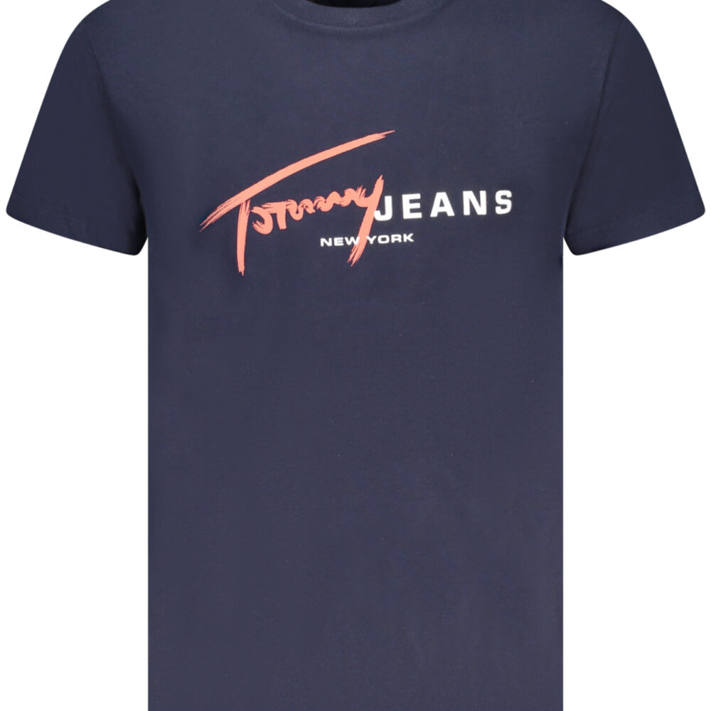 TOMMY HILFIGER T-SHIRT MANICHE CORTE UOMO BLU