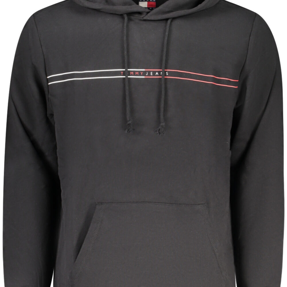 TOMMY HILFIGER FELPA SENZA ZIP UOMO NERO