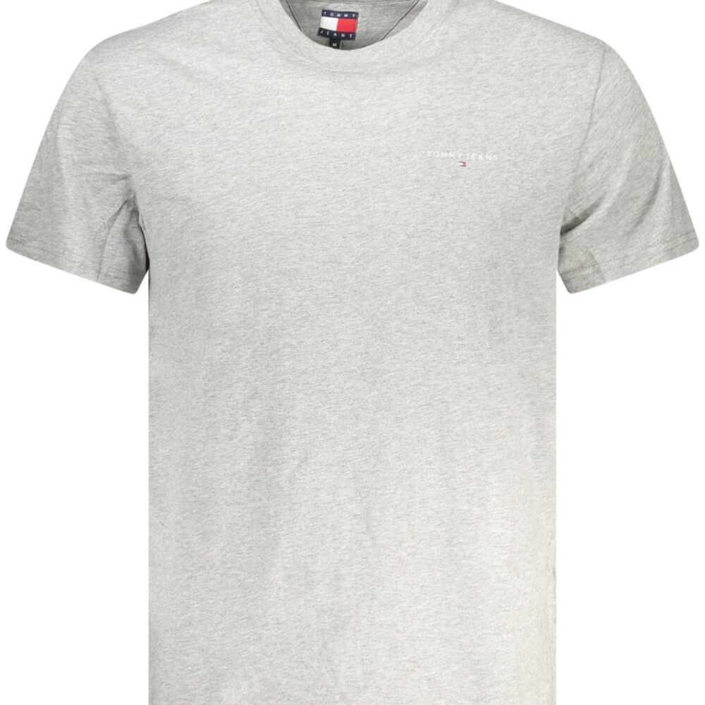 TOMMY HILFIGER T-SHIRT MANICHE CORTE UOMO GRIGIO