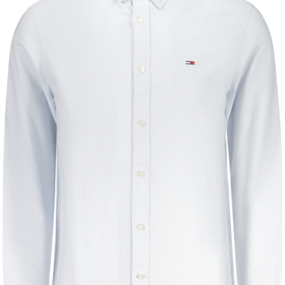 TOMMY HILFIGER CAMICIA MANICHE LUNGHE UOMO AZZURRO