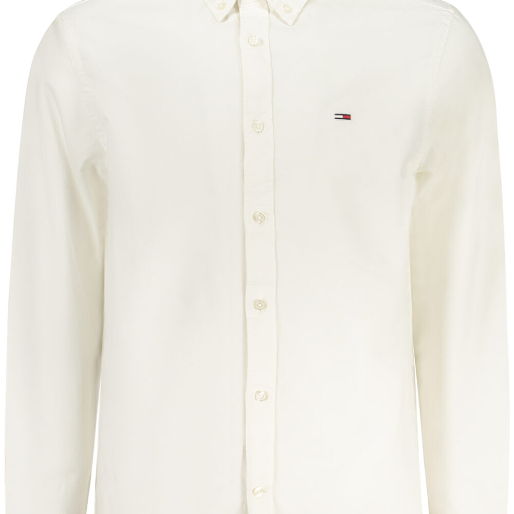 TOMMY HILFIGER CAMICIA MANICHE LUNGHE UOMO BIANCO