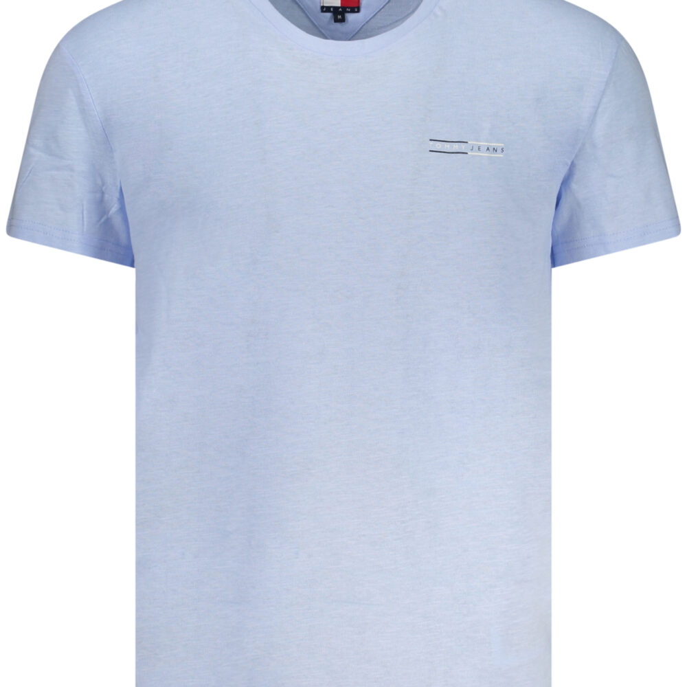 TOMMY HILFIGER T-SHIRT MANICHE CORTE UOMO AZZURRO