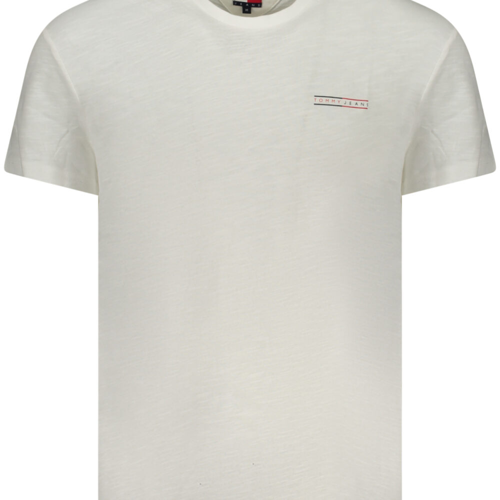TOMMY HILFIGER T-SHIRT MANICHE CORTE UOMO BIANCO