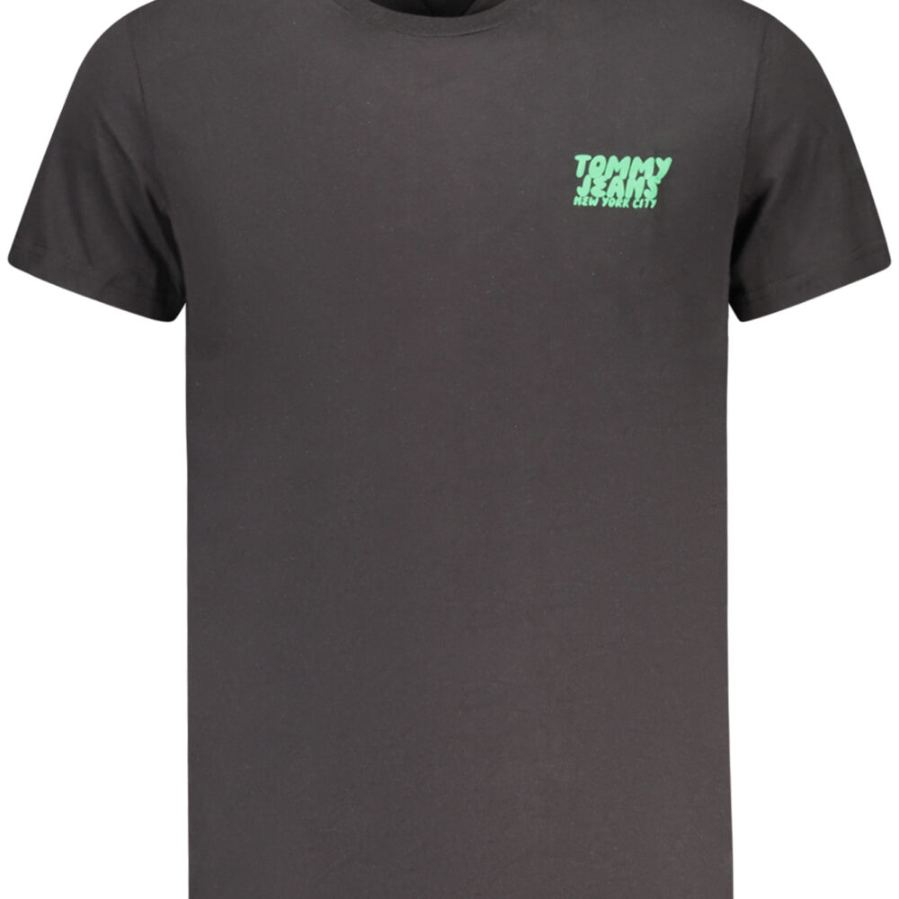 TOMMY HILFIGER T-SHIRT MANICHE CORTE UOMO NERO