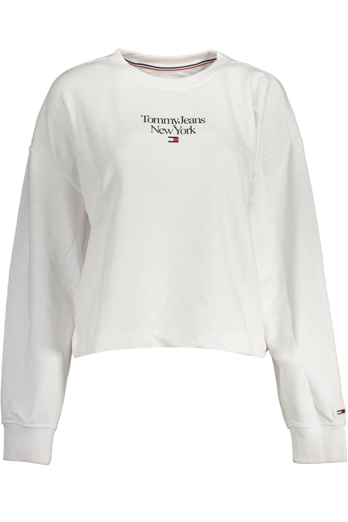 TOMMY HILFIGER FELPA SENZA ZIP DONNA BIANCO