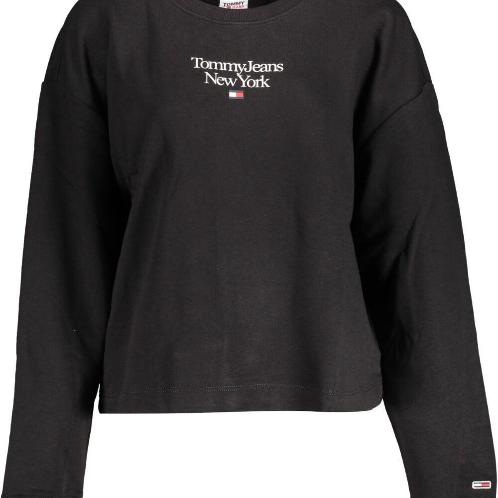 TOMMY HILFIGER FELPA SENZA ZIP DONNA NERO