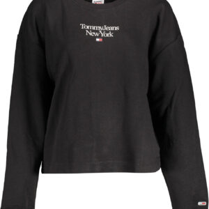 TOMMY HILFIGER FELPA SENZA ZIP DONNA NERO