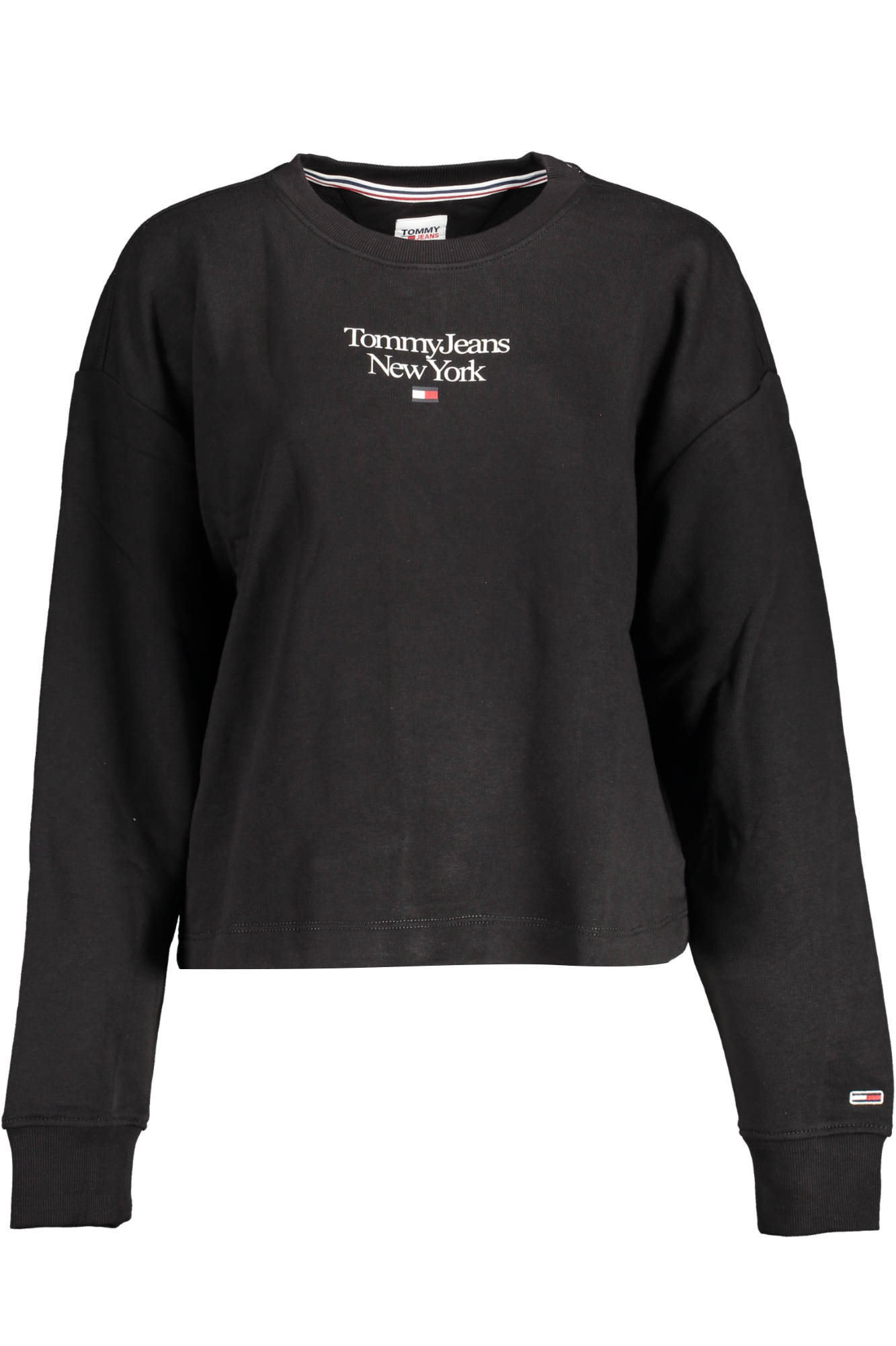 TOMMY HILFIGER FELPA SENZA ZIP DONNA NERO