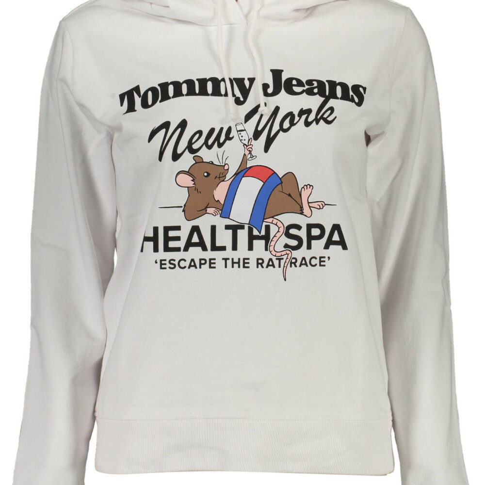 TOMMY HILFIGER FELPA SENZA ZIP DONNA BIANCO