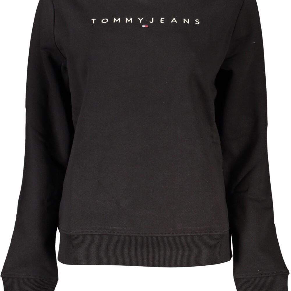 TOMMY HILFIGER FELPA SENZA ZIP DONNA NERO