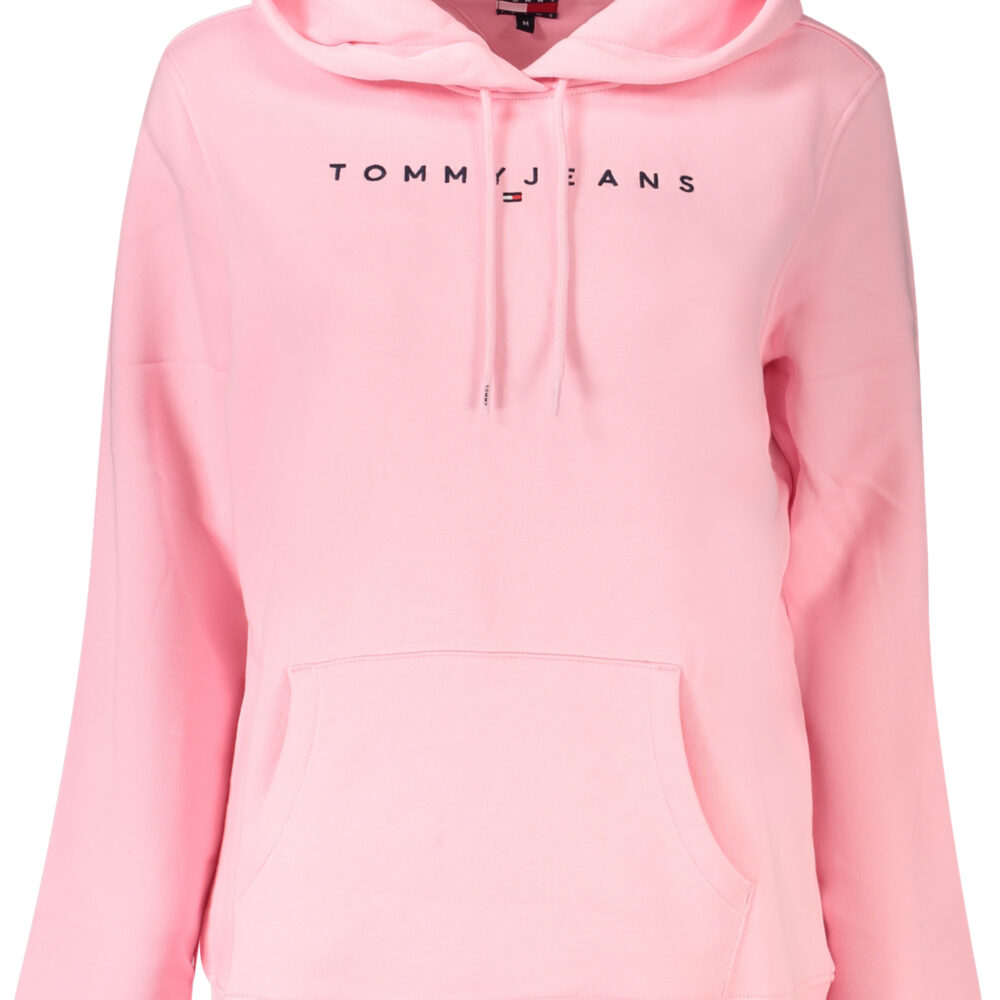 TOMMY HILFIGER FELPA SENZA ZIP DONNA ROSA