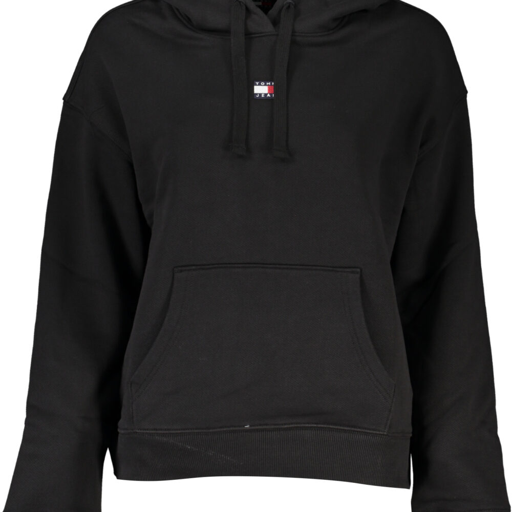 TOMMY HILFIGER FELPA SENZA ZIP DONNA NERO