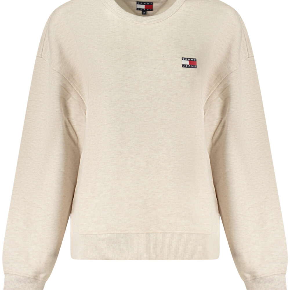 TOMMY HILFIGER FELPA SENZA ZIP DONNA BEIGE