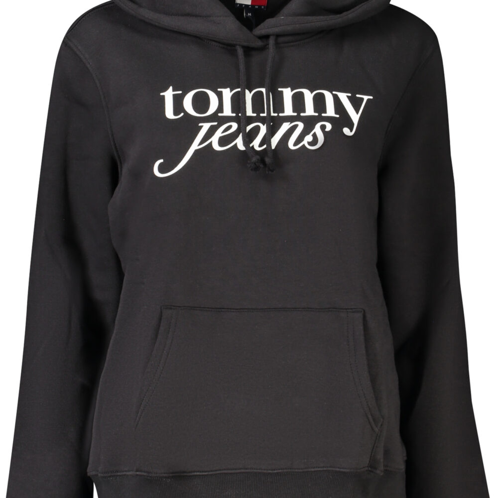 TOMMY HILFIGER FELPA SENZA ZIP DONNA NERO