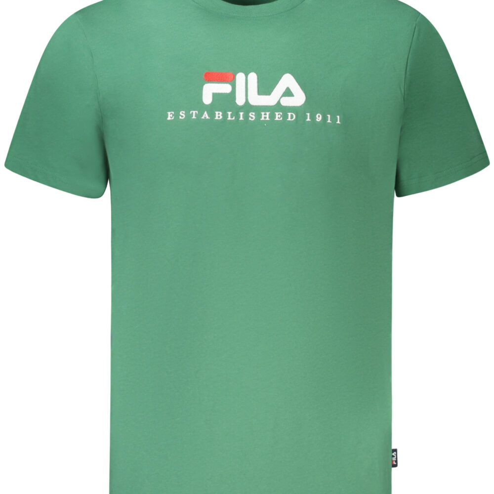 FILA T-SHIRT MANICHE CORTE UOMO VERDE
