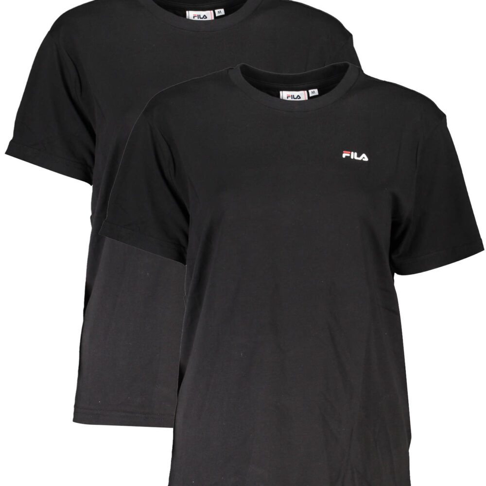 FILA T-SHIRT MANICHE CORTE DONNA NERO