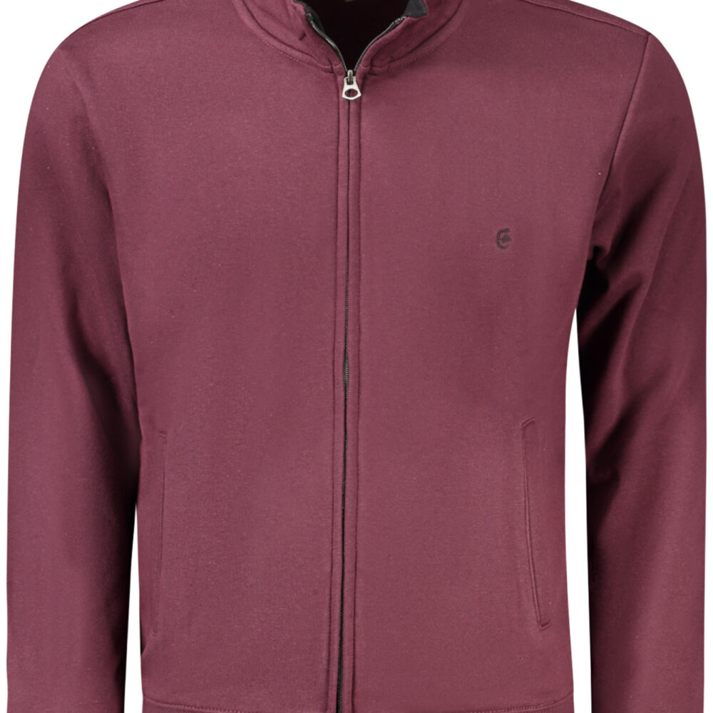 COVERI MOVING FELPA CON ZIP UOMO ROSSO