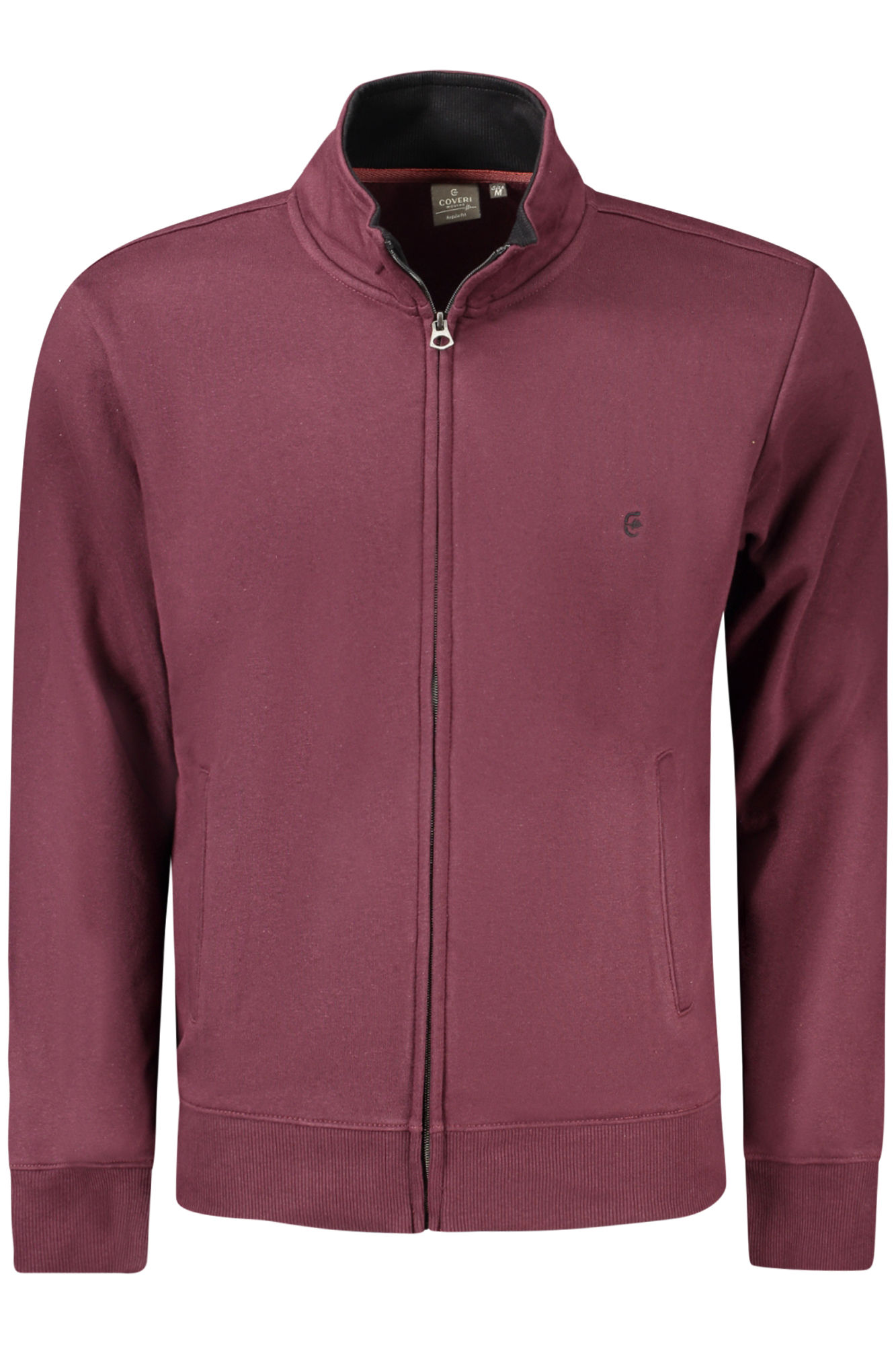 COVERI MOVING FELPA CON ZIP UOMO ROSSO