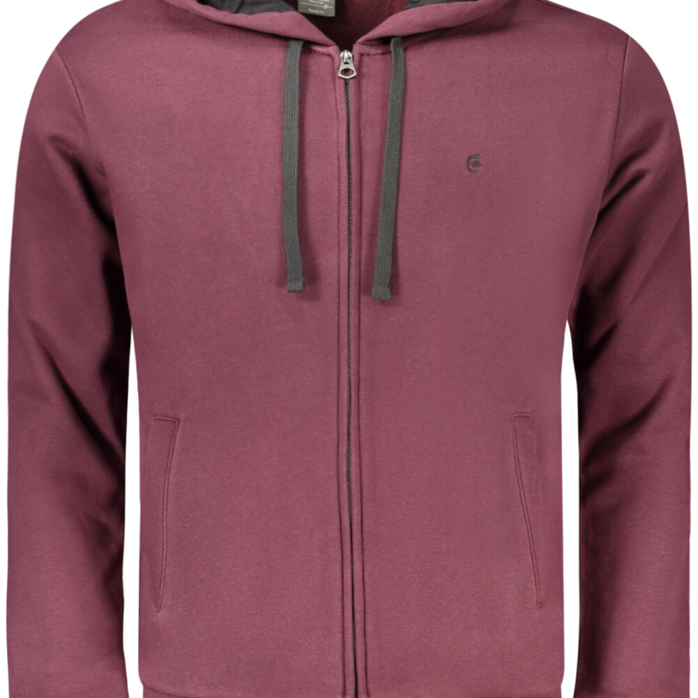 COVERI MOVING FELPA CON ZIP UOMO ROSSO