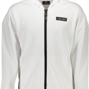PLEIN SPORT FELPA CON ZIP UOMO BIANCO
