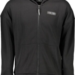 PLEIN SPORT FELPA CON ZIP UOMO NERO