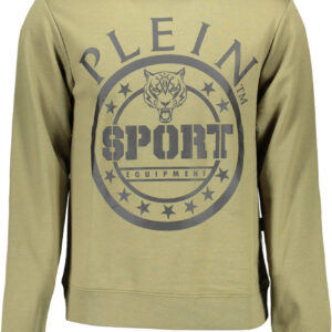 PLEIN SPORT FELPA SENZA ZIP UOMO VERDE